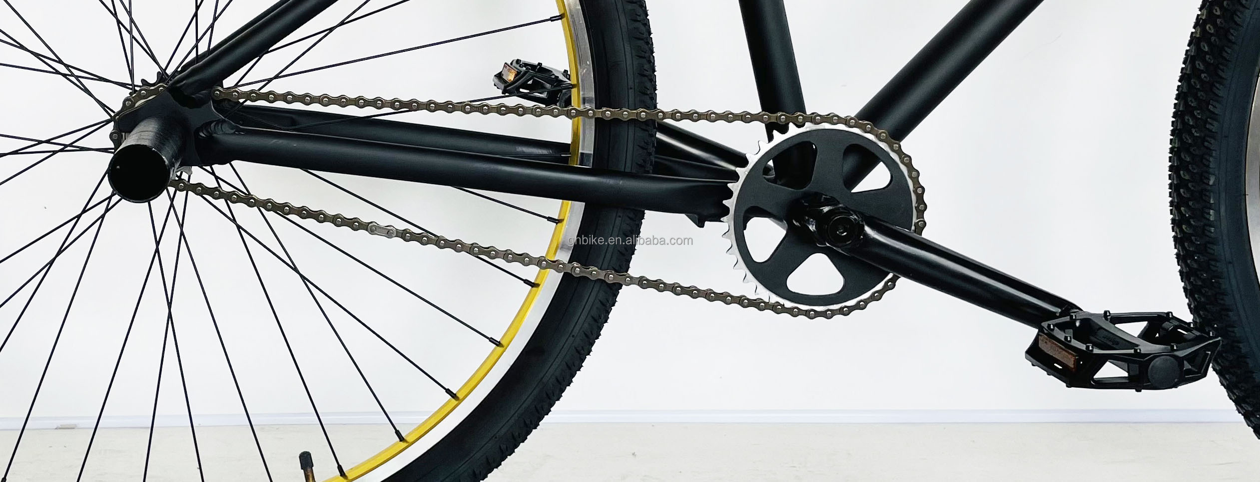 OEM CE Quando Hubs Adult BMX Bike 29" Aluminum Frame Single Speed for Street Riding