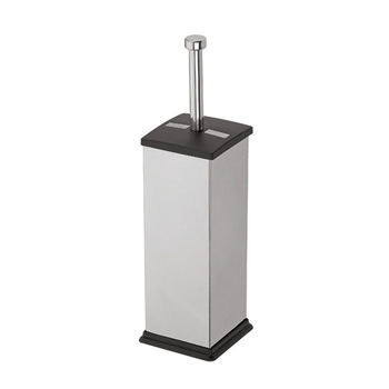 304SUS Stainless Steel Upgraded Square replaceable toilet brush standing toilet brush for bathroom cleaning with hotel