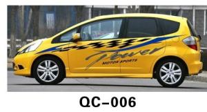 China Various Sizes Car Body Sticker QC-006A / Car Decoration wholesale