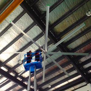 China 22ft HVLS Workshop Ceiling Fans High Volume Low Speed Energy Saving Ceiling Fans wholesale