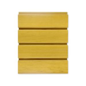 China Fire Proof Pvc Slatwall For Hanging Displays Wood Color 12 Inch 4 Feet Or 8 Feet wholesale