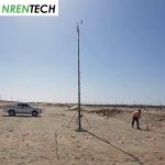 15m Manual Crank Up Telescoping Mast 10kg payloads-Aluminum Materials