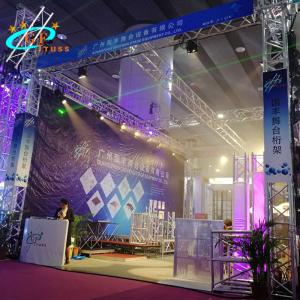 China DJ Trade Exhibition Booth Aluminum Lighting Truss Steel Structure wholesale