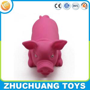 China wholesale press sound pink pig animal doll toys wholesale