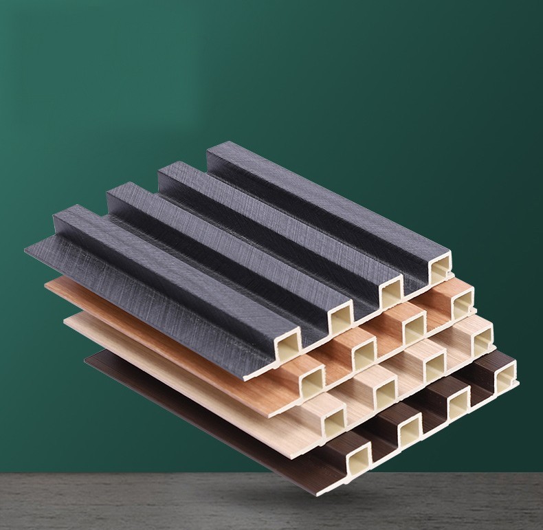 Natural Antisepsis Interior WPC Wall Panel Ceiling Board 155mm Width