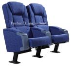 600mm Dimension Steel Leg Cinema Chair Molded Foam Movie Theatre Chair For VIP
