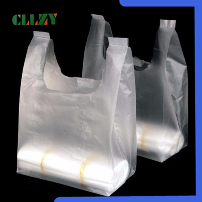 Plastic Compostable Shopping Bags , Custom Printed Packaging T Shirt Bag