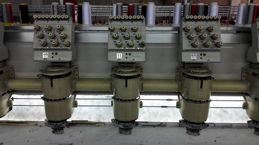 18 Heads Barudan Multi Needle Embroidery Machine Used BENSH-YN-18