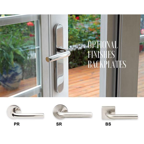 Finishes & backplats option of entryway door handle modern type