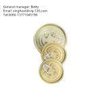 6 Color Gold Transparent Lacquered Tinplate Corrosion Resistance