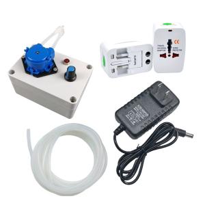 China Adjustable Flowrate Peristaltic Metering Pump Dosing Pump for Aquarium Lab Water Analysis wholesale