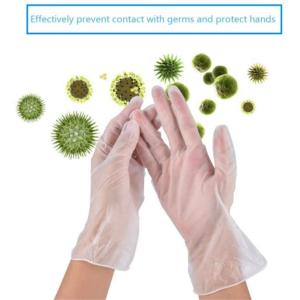 China Transparent Disposable Protective Gloves PVC Antivirus Hand Protection Kitchen wholesale