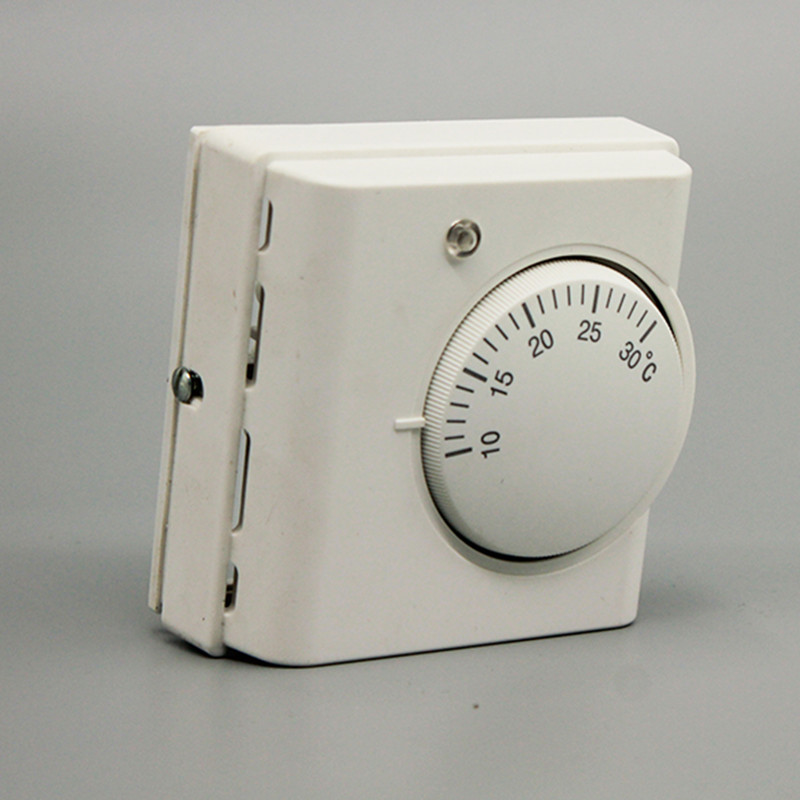 MT05 10A 220v mechanical room thermostat with LED indicator with switch optional 10~30 Celsius temperature controller