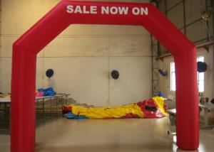 China Red Airtight Inflatable Arches Water Proof / Commercial Inflatable Christmas Arch wholesale