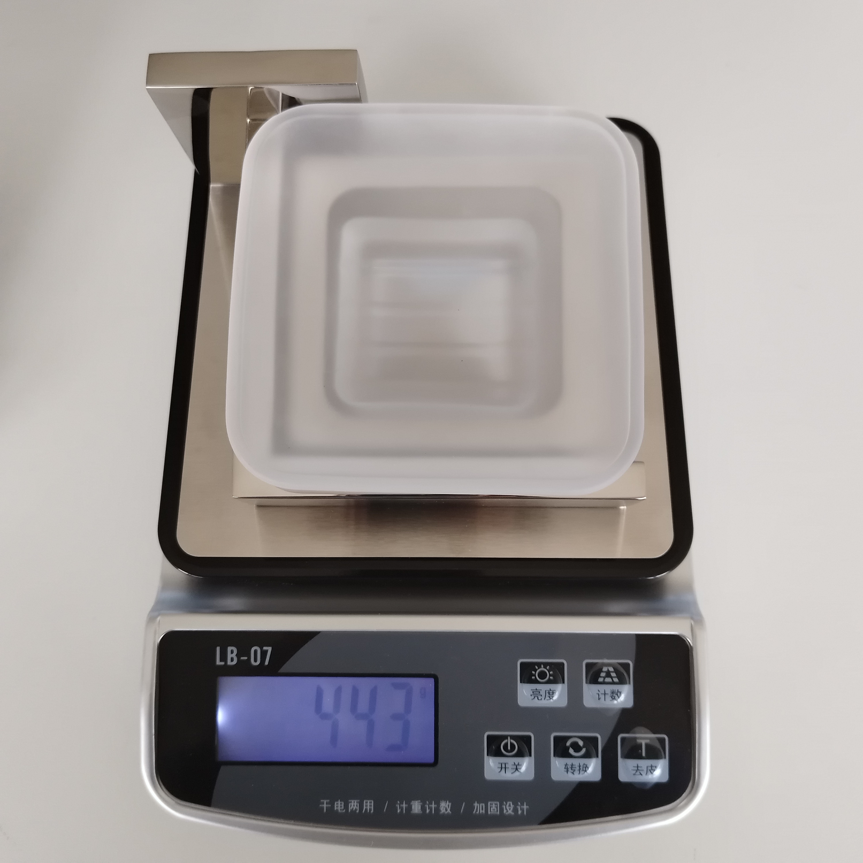 Minimalist Design Soap Dish Holders Square Stainless Steel 304 Metal Soap Holder
