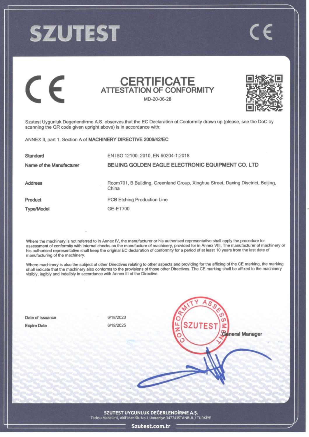 Ge-S650 Photo Chemical Etching Machine