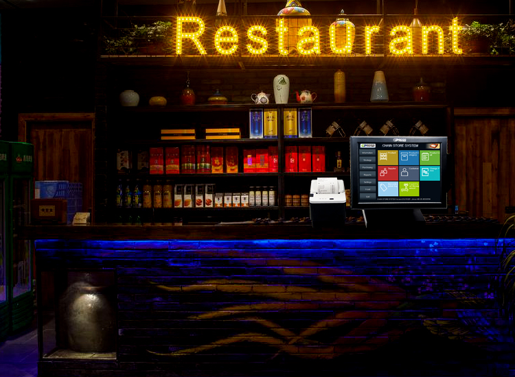 LED/VFD/12inch Customer Display Android POS Cashier Machine for Milk Tea Catering Orders
