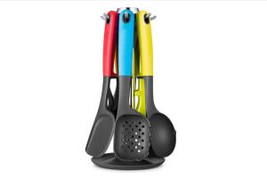 China Ergonomic Nylon Kitchen Utensil Sets 7pcs With TPR Handles wholesale