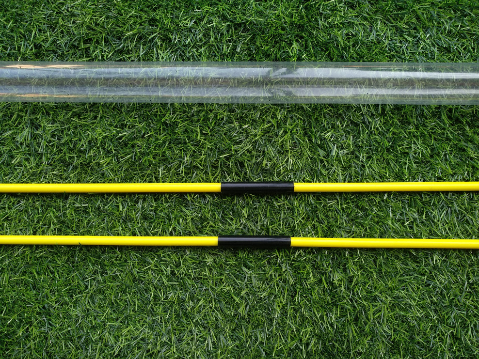 folded golf alignment stick , folding golf alignment sticks , two-double golf training aid