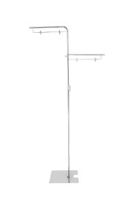 China Clear POP Poster Sign Stand For Supermarket 1100 - 2100mm , Stainless Steel wholesale