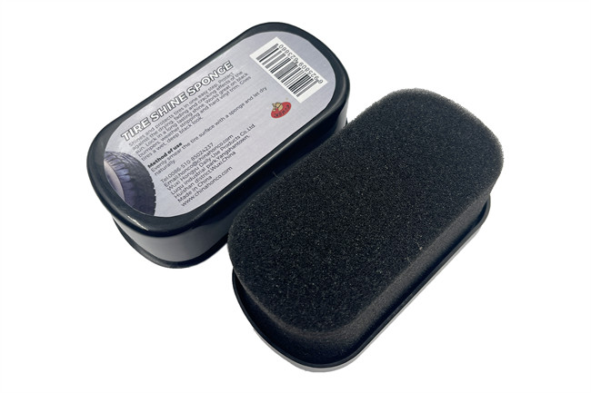 Tire Shine Sponge Brush Car Wheel Dressing Applicator Tire Gloss Polishing Wipe Care Waxing Pad Detailing