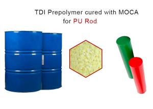 China PU Rods Yellowish Polyester TDI Based Polyurethane wholesale