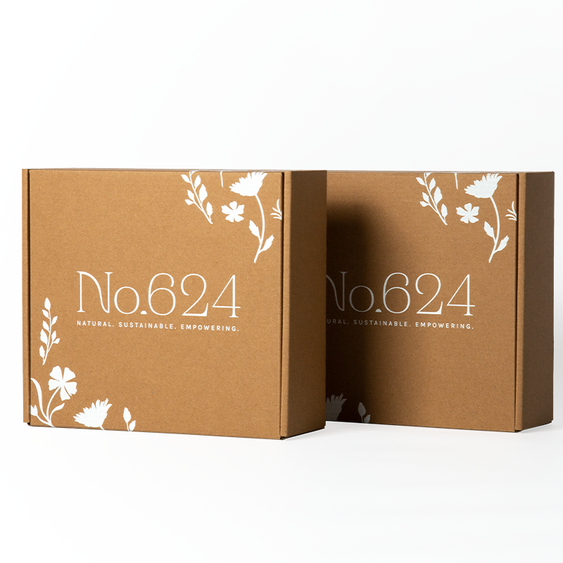 Underwear Packaging Boxes Kraft Cardboard Silk Screen White Ink Design Custom Size