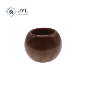 China Resin Hollow Diffuser Bottle Caps Durable Marble Aroma Cover wholesale
