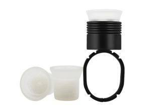 China Black Ink Ring Cup With Sponge Tattoo Equipment Supplies wholesale