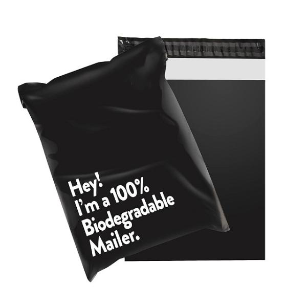 Antiwear Recyclable Poly Mailer Plastic Shipping Bags Ultralight Cornstarch