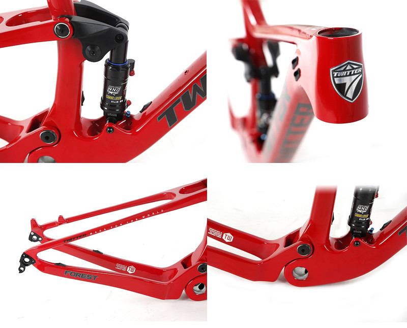 Light Weight T1000 Carbon Fiber MTB Frame Full Suspension Mountain Bike Frame
