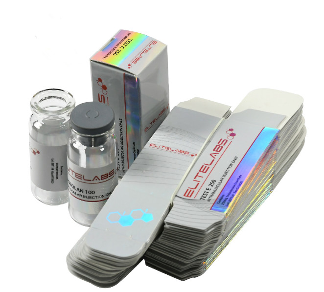 Offset Printing Foldable Cardboard 10ml Vial Boxes ISO9001 Approved