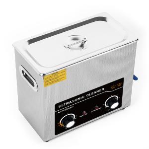 China SUS 304 Ultrasonic Cleaner 6L Tank Dual Frequency Cleaning Machine 180W Power wholesale