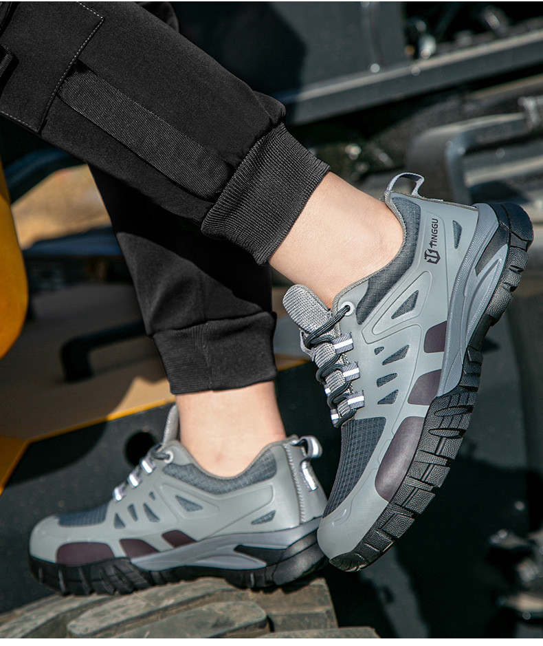 Electrical Safety Shoes Men's Insulated 6kv Work Shoes KPU Safety Shoes With Kevlarr Anti-stab