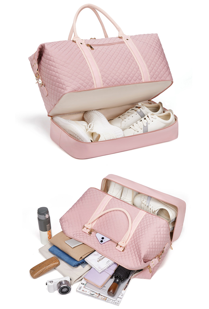 Fashionable Large Capacity Womens Weekender Bags Suit Duffle Bag