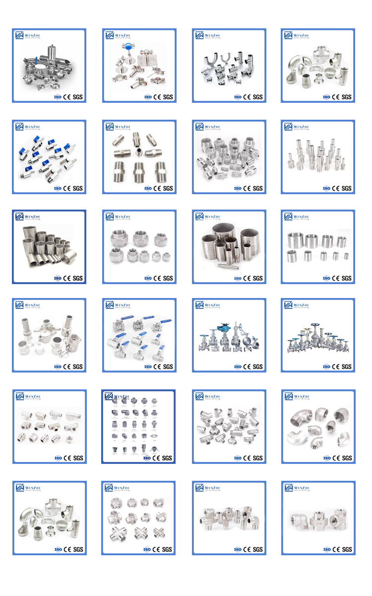 Equal 304 Stainless Steel Pipe Fitting Weld Nipple Coupling Connector for Water Oil Air