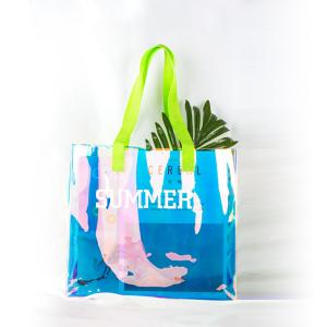 China Customized Luxury Transparent Shoulder PVC Handbags wholesale