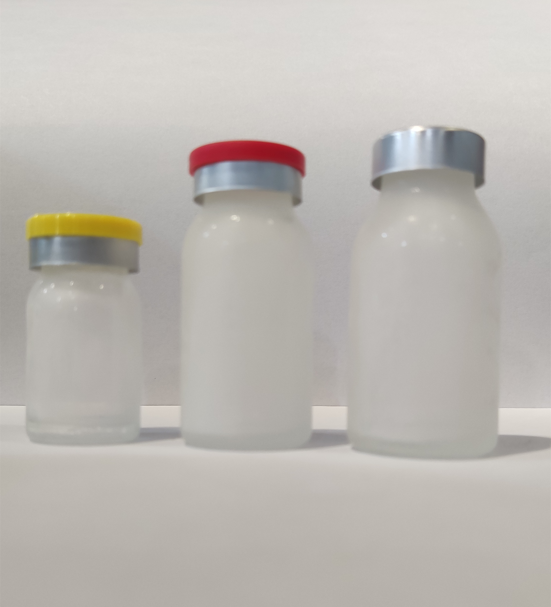 15ml Glass Vials Hot Stamping Surface Handling For Medicine Bottles Base Material Glass