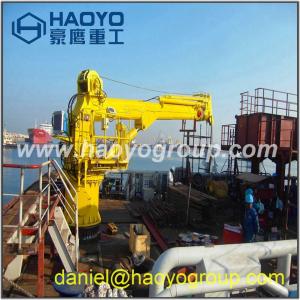 China ABS/NK/BV/CCS Certified knuckle boom hydraulic marine crane For Sale wholesale