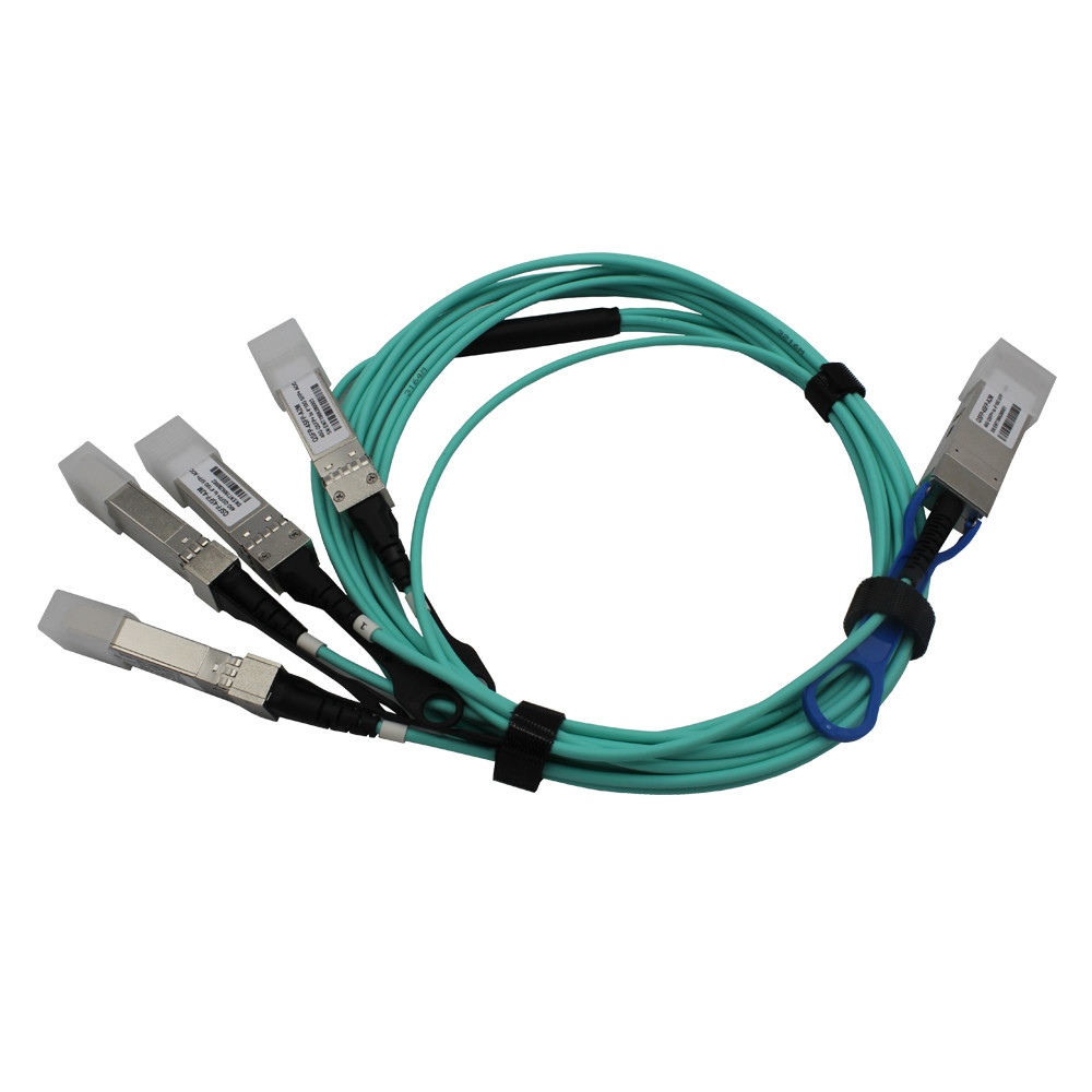 QSFP-4SFP-AxM 1m 3m Active Optical Cables 40G To 4x10G Qsfp Aoc Cable for data Center