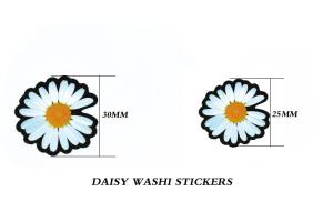 China daisy flower High Sticky 30mm Washi Tape Stickers wholesale