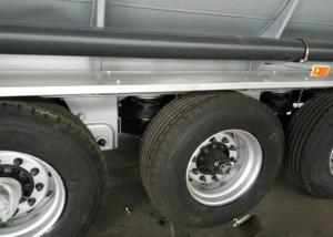 China 3 Axle Aluminum Fuel Tank Semi Trailer Truck Stainless Steel Oil Tank Truck wholesale
