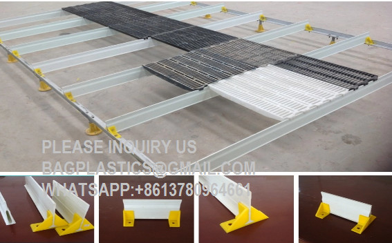 Fiberglass Support FRP Beam Plastic Cast Iron Slat Floor Beam Support Farrowing Crate