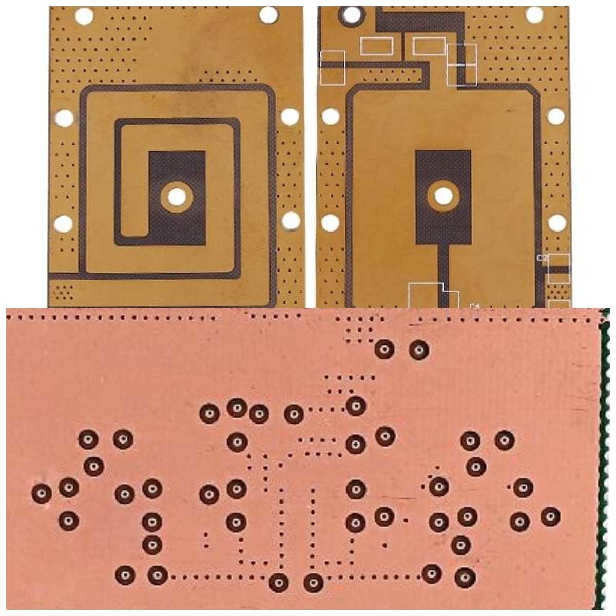 Double Sided High Frequency PCB Design 2 Layer 1.6mm 35um Taconic FR4