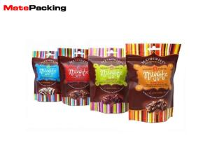 China Food Grade Laminated Material Foil Stand Up Pouches Custom Logo Printing Doypack Bags wholesale