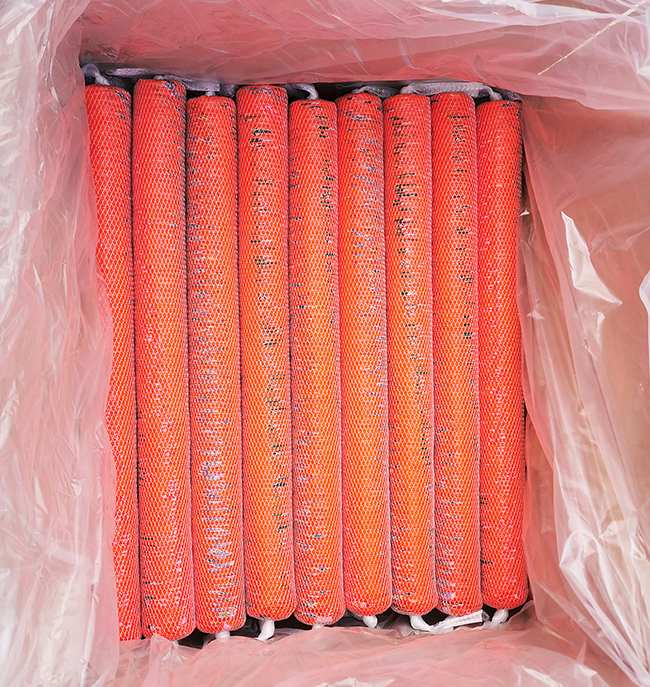 Food Grade OEM Custom Flexography Printing Plastic Sausage Casings For Salami Sausages