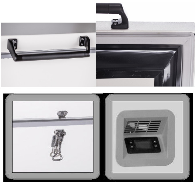 Minus 60 Degree 485L Capacity Top Opening Horizontal Stainless Steel Chest Freezer