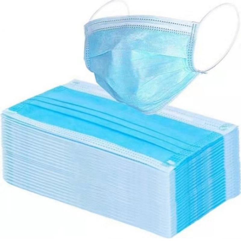 Skin Friendly 3 Ply Surgical Face Mask Elastic Ear Loop Hospital Face Masks