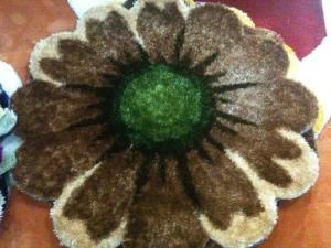 China Popular Flower Shaggy Carpet and Rug wholesale