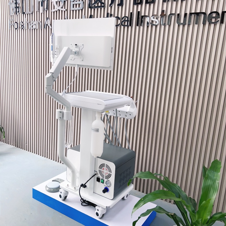 Pet Dental Treatment Cart Foshan Factory Custom Vet Dental Trolley With Oral Camera